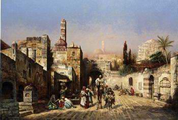 unknow artist Arab or Arabic people and life. Orientalism oil paintings  381